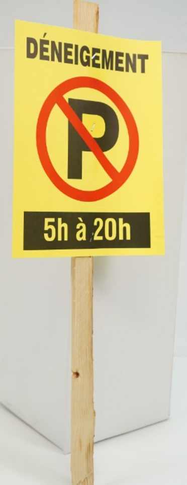 CARTONS DE DÉNEIGEMENT